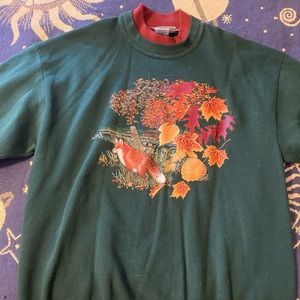 Morning sun vintage fox sweater!!!!